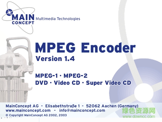 mainconcept mpeg encoder(avi转mpeg)