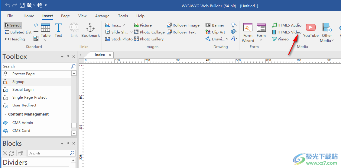 wysiwyg web builder(网页设计软件)