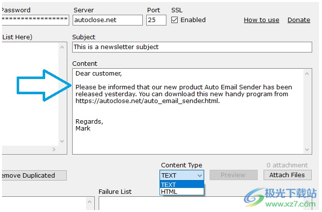Auto Email Sender(电脑自动邮件发送器)
