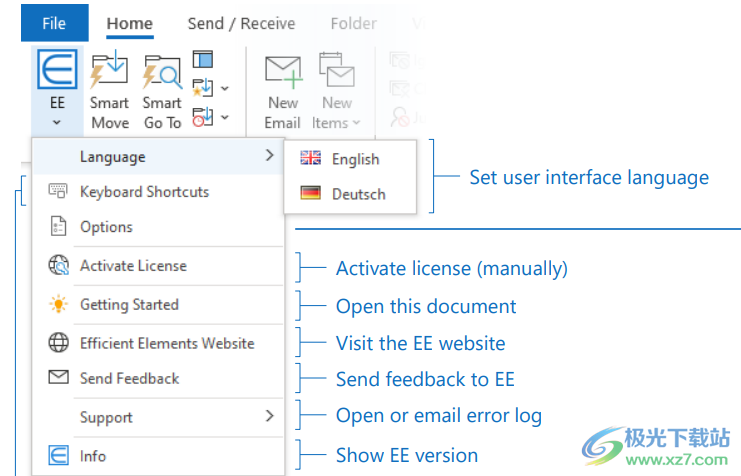 Efficient Elements for communications(outlook插件)
