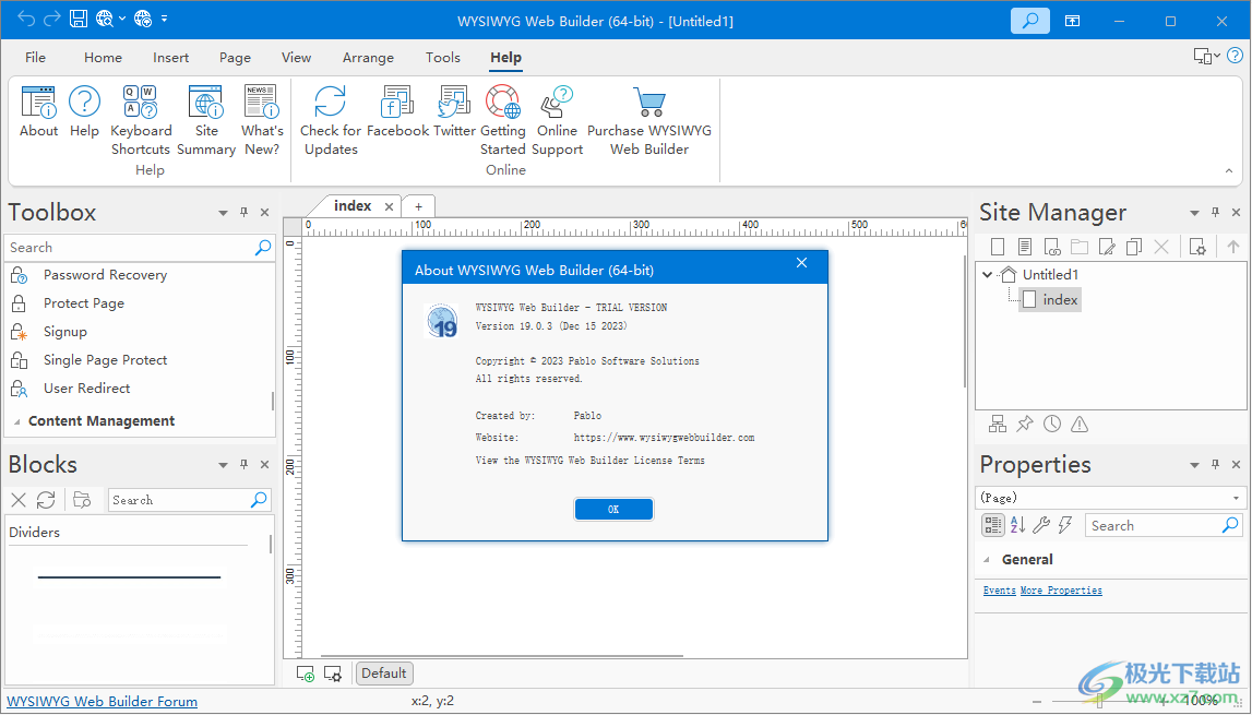 WYSIWYG Web Builder(web生成器)