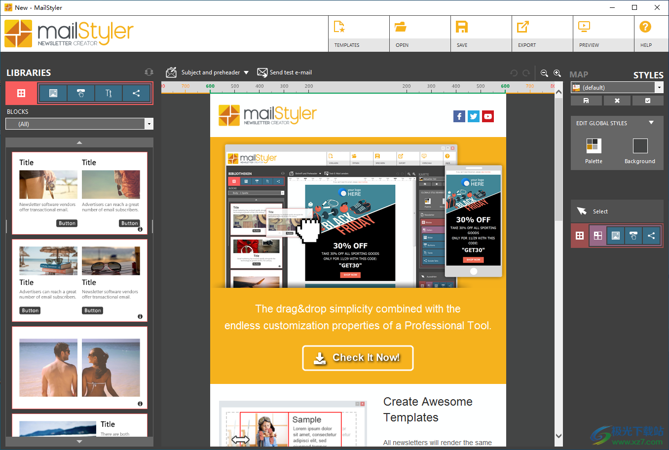 MailStyler Newsletter Creator Pro(邮件设计)