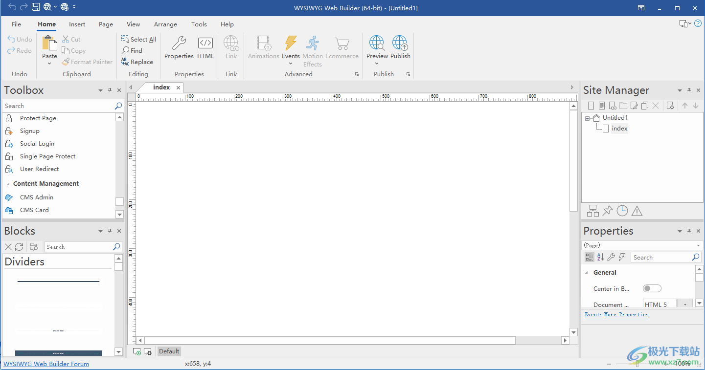 wysiwyg web builder(网页设计软件)