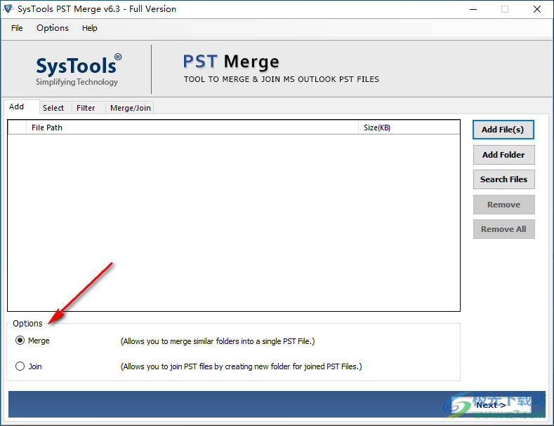 SysTools PST Merge(pst合并)