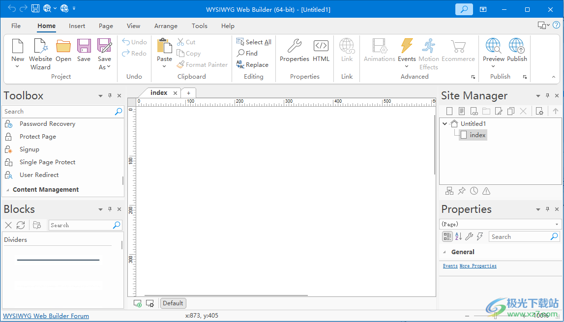 WYSIWYG Web Builder(web生成器)