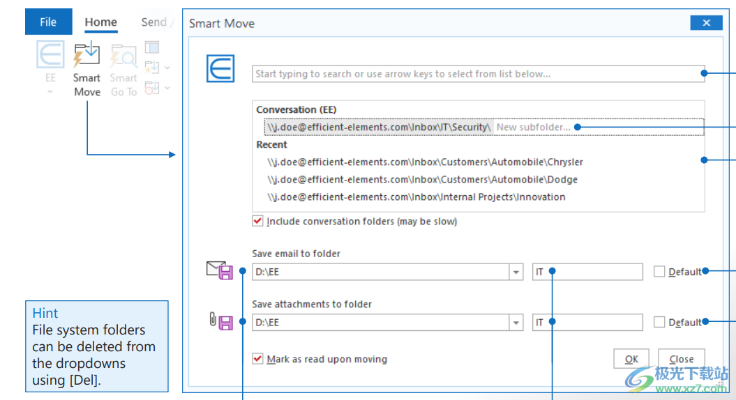 Efficient Elements for communications(outlook插件)