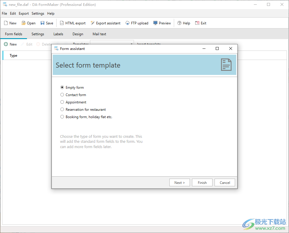 DA FormMaker(HTML表单制作工具)