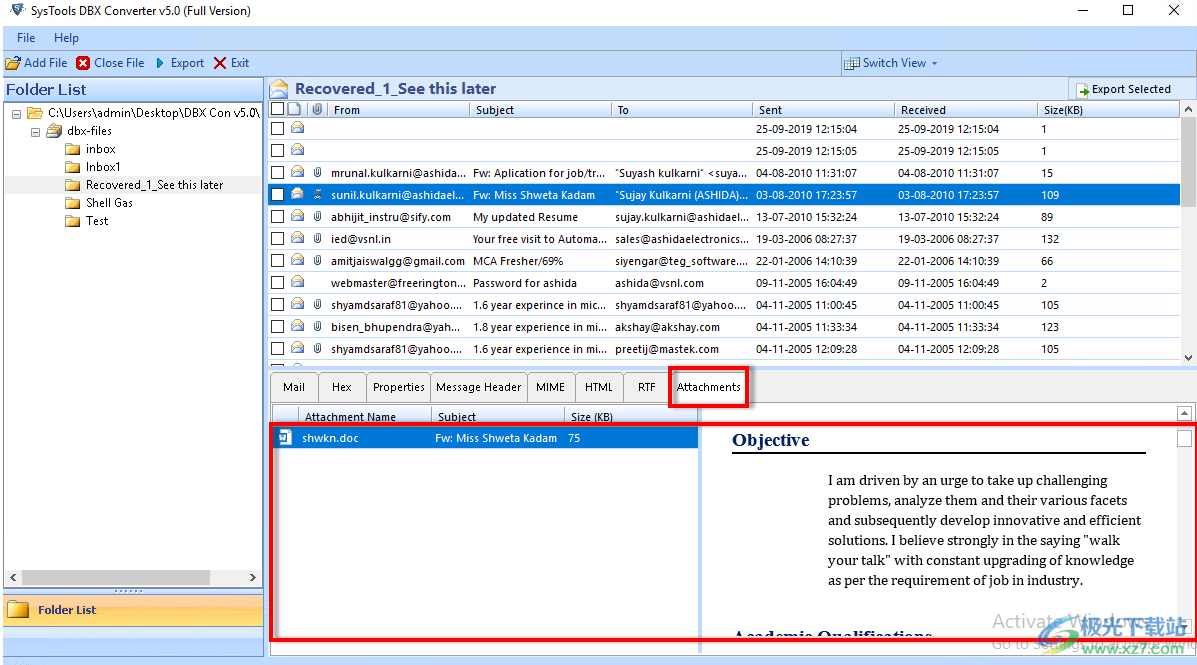 SysTools DBX to PST Converter(DBX转换PST工具)