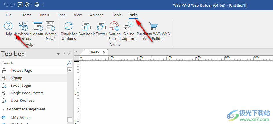 wysiwyg web builder(网页设计软件)