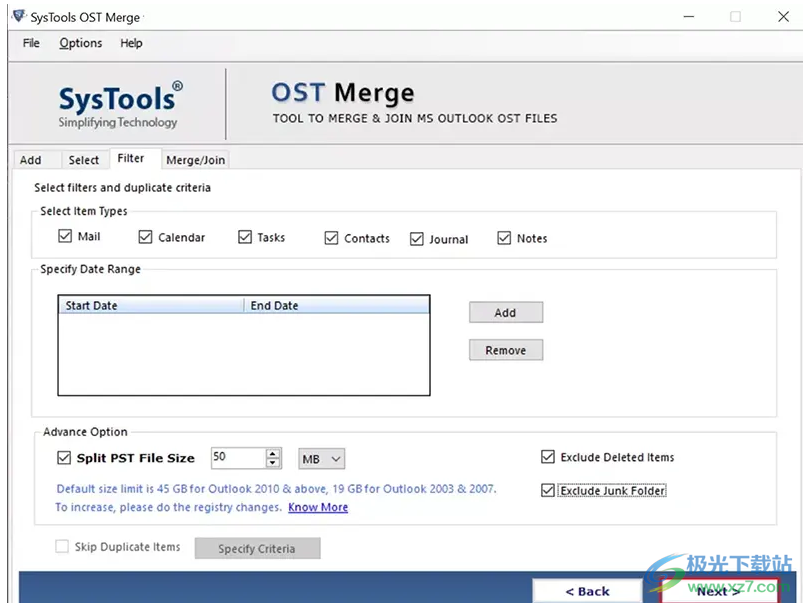 SysTools OST Merge(OST文件合并)