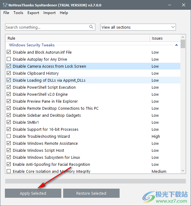 NoVirusThanks SysHardener(电脑系统权限工具)