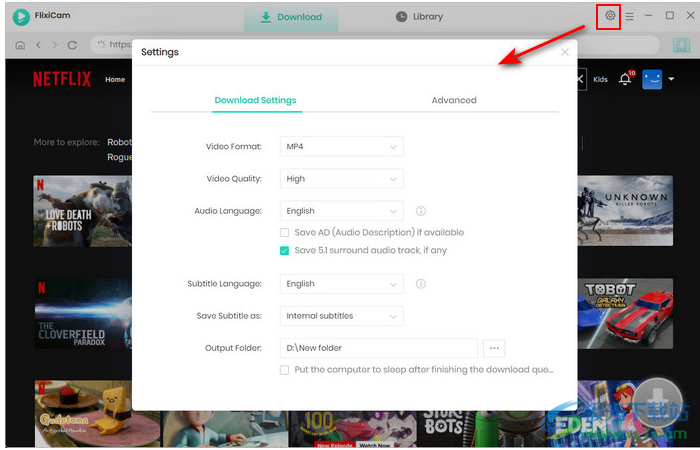 FlexiCam Netflix Video Downloader(视频下载)
