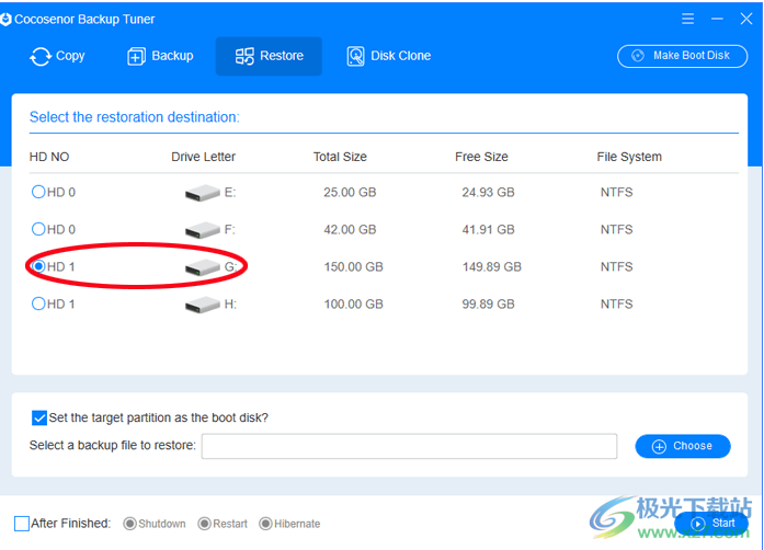 Cocosenor Backup Tuner破解版(系统备份还原软件)