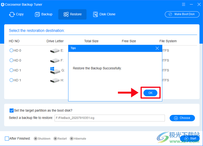 Cocosenor Backup Tuner破解版(系统备份还原软件)