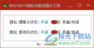 Win10/11隐私功能设置小工具