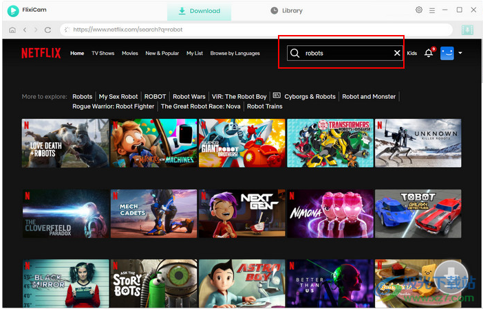 FlexiCam Netflix Video Downloader(视频下载)