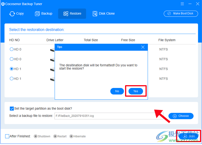 Cocosenor Backup Tuner破解版(系统备份还原软件)