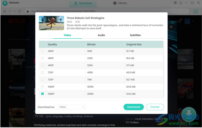 FlexiCam Netflix Video Downloader(视频下载)