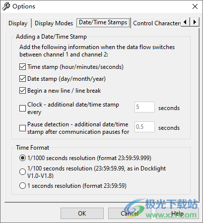 Docklight scripting模拟串行端口