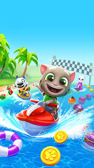 汤姆猫的摩托艇九游渠道服