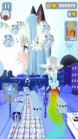 地铁跑酷猫羽雫版本