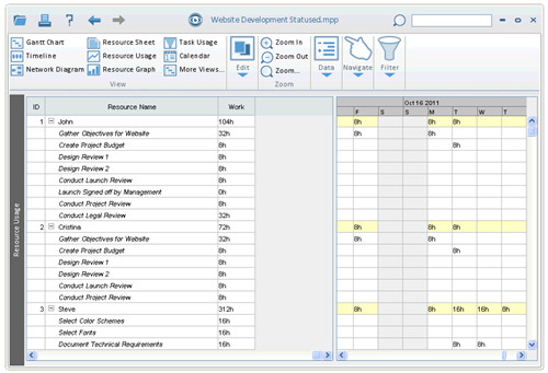 Steelray Project Viewer(mpp文件阅读器)