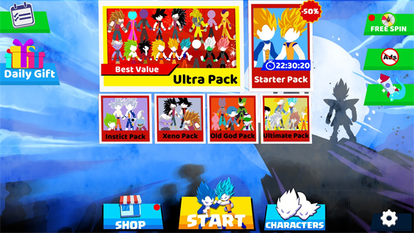 火柴人悟空格斗最新版本