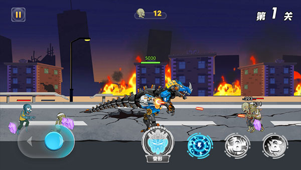 机甲大战僵尸游戏