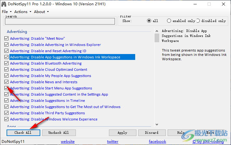 DoNotSpy11 Pro(Win11隐私设置工具)
