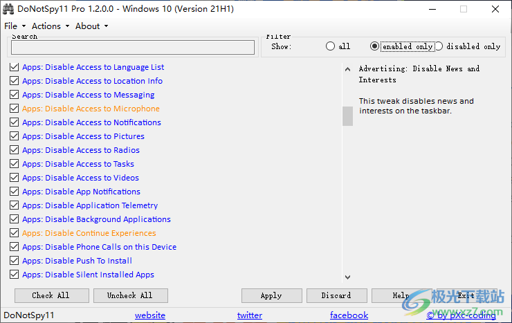 DoNotSpy11 Pro(Win11隐私设置工具)