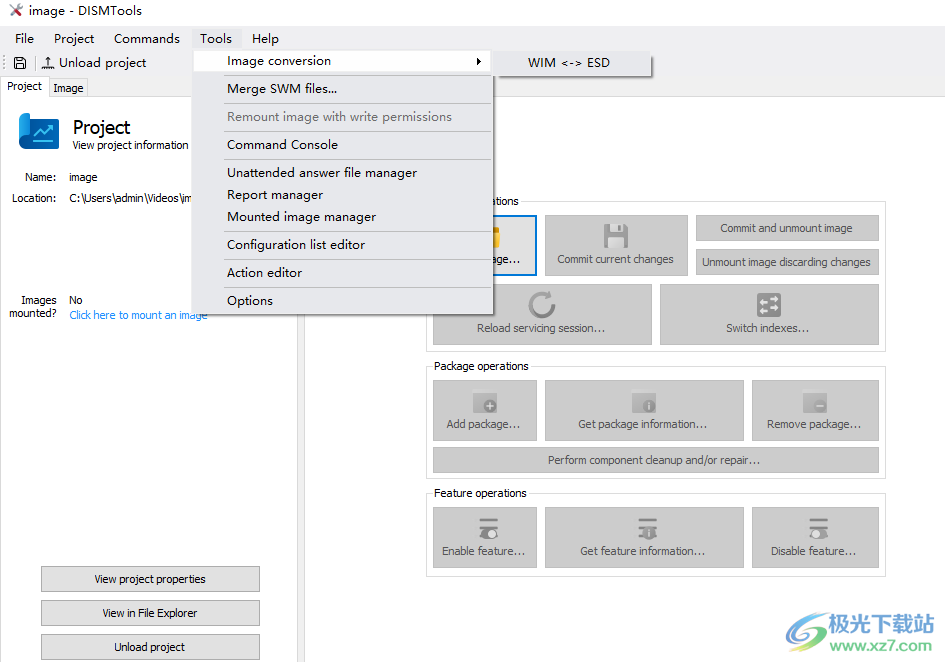 DISMTools(镜像管理工具)