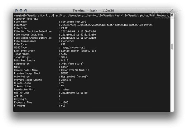 ExifTool for Mac电脑版