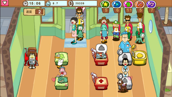 加菲猫宠物医院游戏