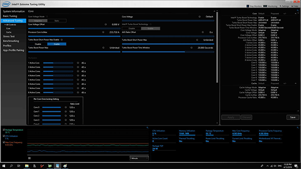 英特尔超频工具(intel extreme tuning utility)