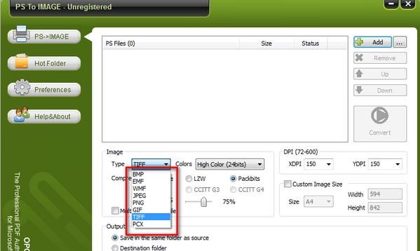PS To IMAGE(PS转图片格式软件)