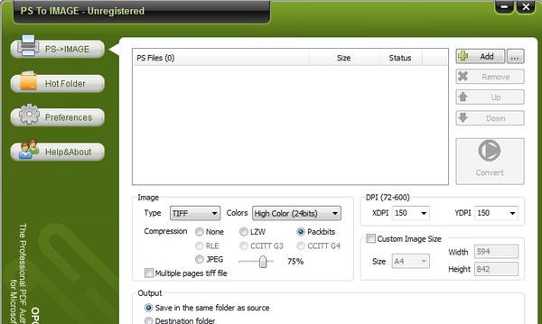 PS To IMAGE(PS转图片格式软件)