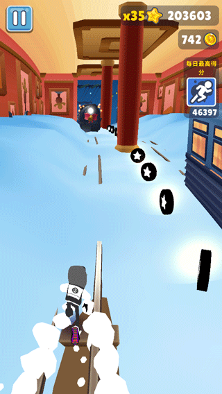 地铁跑酷Easft仿外网雪地版本