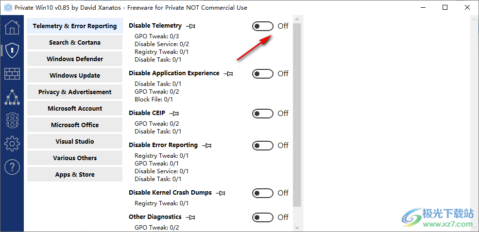 PrivateWin10((隐私设置工具)