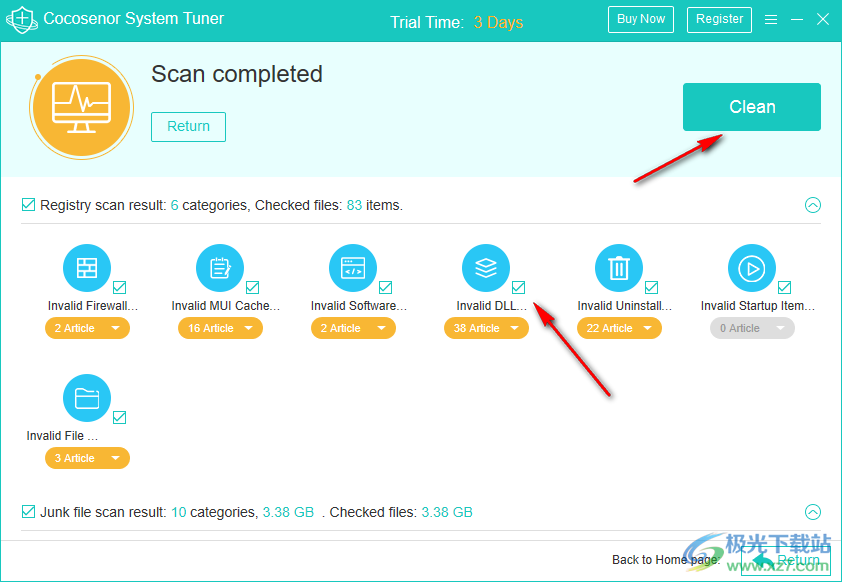 Cocosenor System Tuner(垃圾清理)