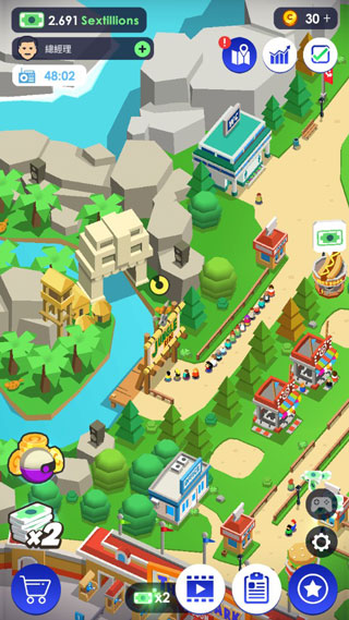 闲置主题公园大亨最新版