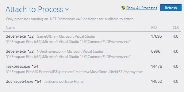 Jetbrains Dottrace(.NET性能分析器)