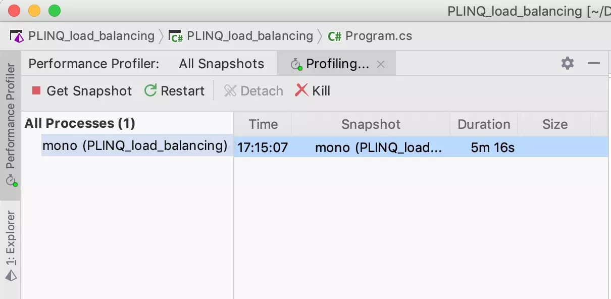 Jetbrains Dottrace(.NET性能分析器)