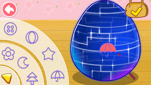 宝宝画彩蛋游戏