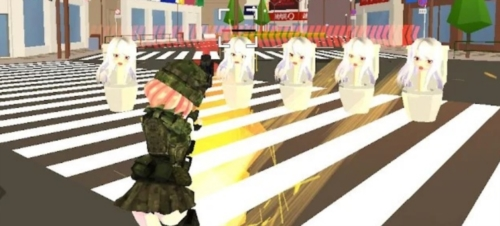 动漫厕所头入侵