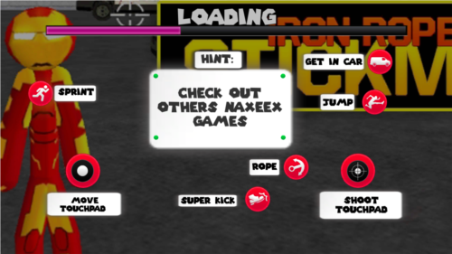 火柴人绳索英雄钢铁侠版无限金币钻石中文版