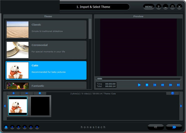 honestech PhotoDVD电子相册制作软件
