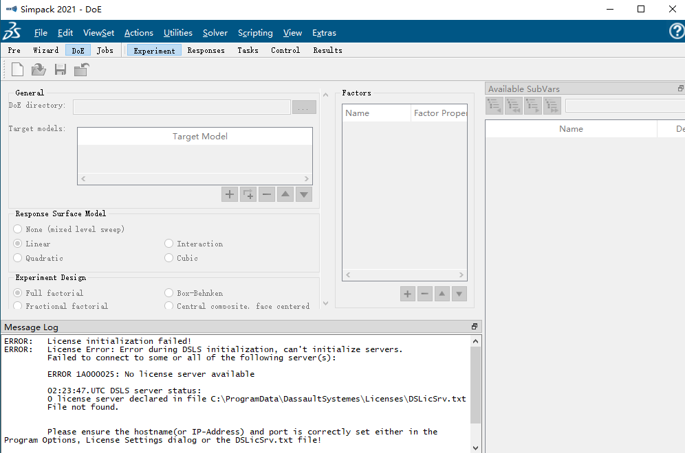 DS SIMULIA Simpack 2021(动力学仿真系统)