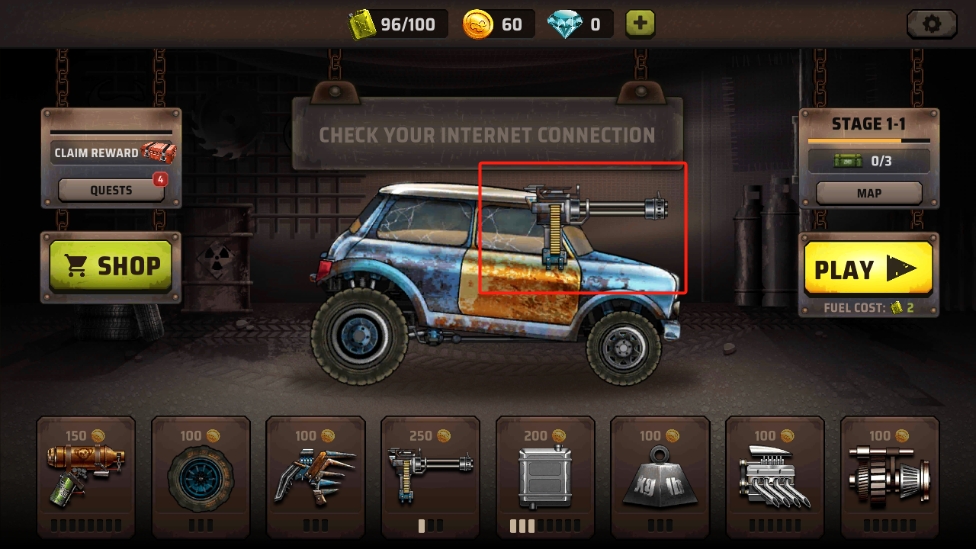 山地僵尸赛车最新版(Zombie Hill Racing)