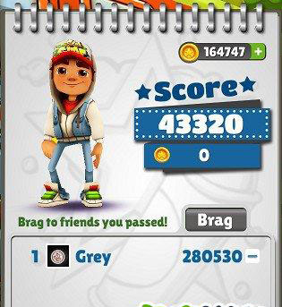 地铁跑酷北极版