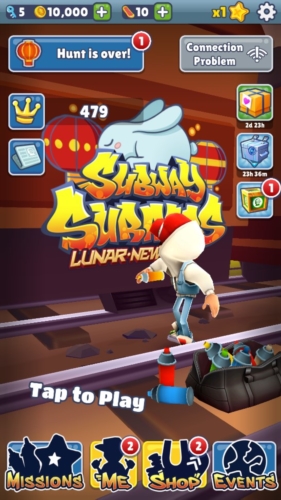 地铁跑酷兔年国际服